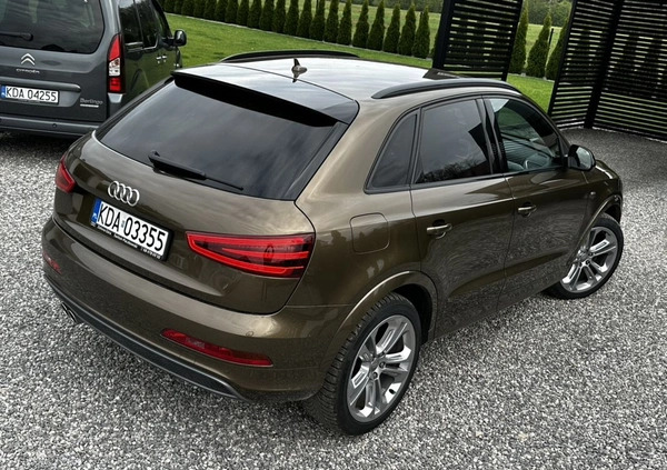 Audi Q3 cena 82900 przebieg: 184000, rok produkcji 2014 z Połaniec małe 497